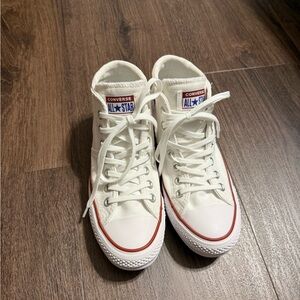 Converse Chuck Taylor Madison Mid Top White Sneakers